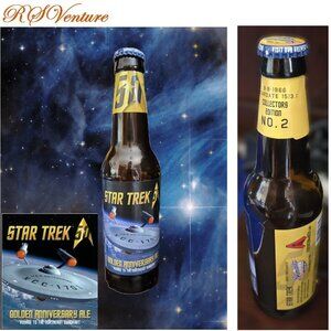 Star Trek 50th Anniversary Golden Ale Bottle